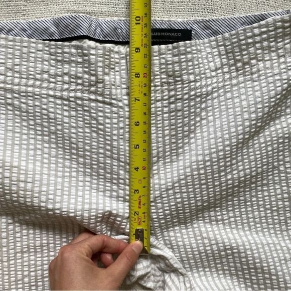 CLUB Monaco Boho Coastal Nautical Cotton Lightweight Trouser Capri Pant Size 8 - Picture 11 of 13